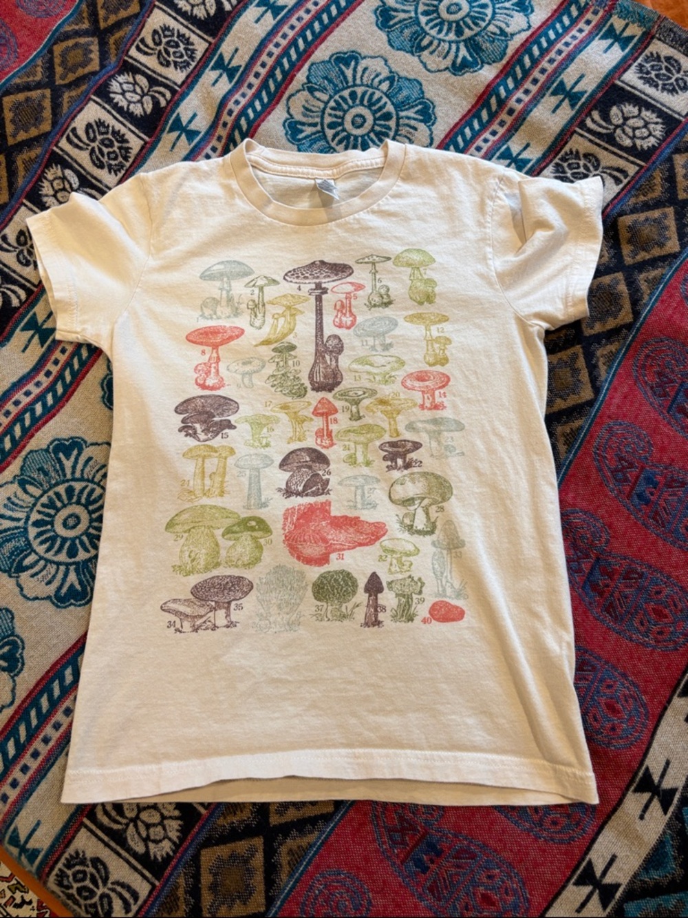 Mushroom Diagram Tee - American Apparel